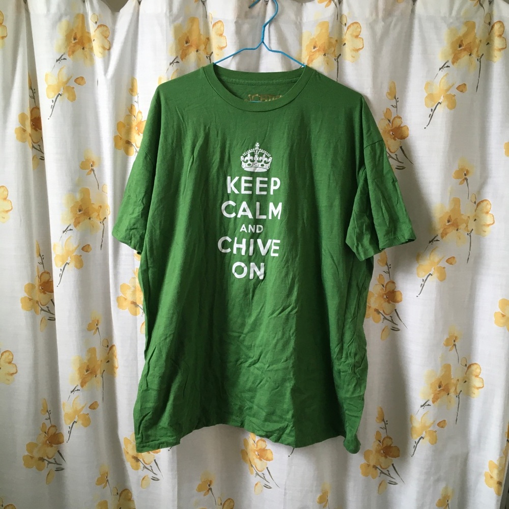 Keep Calm and Chive On 2XL T-Shirt